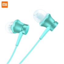 Xiaomi/小米原装耳机活塞线控耳塞小米6/5x红米4x 红米note4x入耳式运动耳机手机平板通用(蓝色 基础版（扁线）)