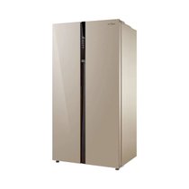 美的BCD-521WKM(E)风冷无霜对开门双开门冰箱纤薄机身节能冷藏冷冻521L(金色)