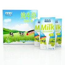绿林贝脱脂纯牛奶1L*6 超高温灭菌进口食品包装全新升级德国原装进口