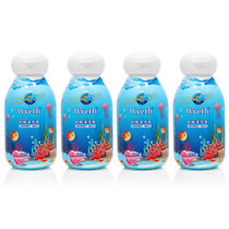 Wyeth 惠氏蓝色海洋乐园系列WL22奶瓶奶嘴清洗液果蔬清洗液家庭囤货装100ml*4瓶