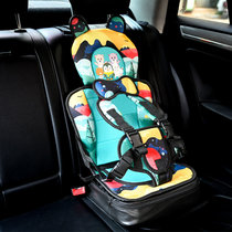 儿童安全座椅汽车用通用简易便携式0-3-12岁宝宝婴儿车载坐椅垫(星空熊（升级增高版）【1-12岁】)