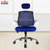 办公椅 电脑椅 老板椅 书房椅 家用座椅 会议室座椅、转椅S107(白蓝)