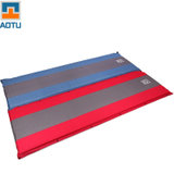 凹凸防潮垫自动充气垫加宽加厚5CM户外气垫 睡垫 单人双人 AT6202(蓝色)