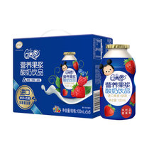 伊利 QQ星营养果浆酸奶饮品（草莓树莓蓝莓味）100ml*30瓶（新疆 西藏  内蒙 不发货）(酸奶)