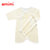 emimi 爱米米 日本进口 婴儿衣服 新生儿纯棉连体衣 0-3个月 3-6个月(3-6个月 黄色条纹)