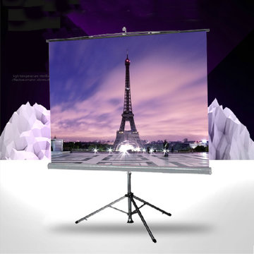 红金叶redgoldleaf支架幕84寸43便携幕布投影仪幕布投影幕投影布