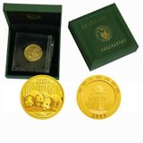 【中国金币】2013年版熊猫1/2盎司圆形金质纪念币