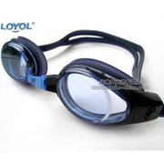 LOYOL 悠游 游泳镜 * 防水防雾防紫外线 舒适易调节 男女通用(蓝色)
