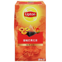 【真快乐自营】立顿蜜桃芒果红茶调味茶 25包45g