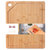 筷之语工艺家用竹菜板砧板 45cm*32cm*1.9cm