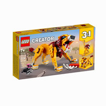 乐高LEGO3合1创意系列狂野狮子男孩子拼搭积木玩具31112 国美超市甄选
