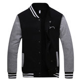 菲华丹特2014秋装新款韩版加绒加厚运动休闲棒球服外套开衫卫衣(黑色 2XL)