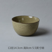 艺家釉下彩日式陶瓷碗个性餐具套装吃面碗家用面条碗饭碗汤碗创意(桔红色 默认版本)