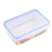 四边扣塑料保鲜盒可微波饭盒便当盒长方形冰箱保鲜盒冷藏盒密封罐