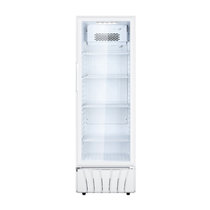 海尔冷柜SC-372 展示柜 新鲜看得见；360度循环制冷，LED射灯配置，双层钢化玻璃门