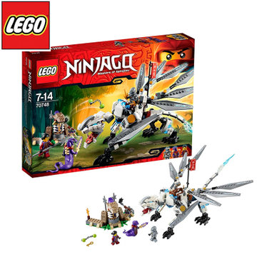 乐高lego ninjago幻影忍者系列 70748 钛之神龙 积木玩具(彩盒包装 单
