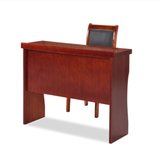 江曼油漆条形桌培训桌演讲桌讲台1.8*0.4*0.76m(默认 默认)