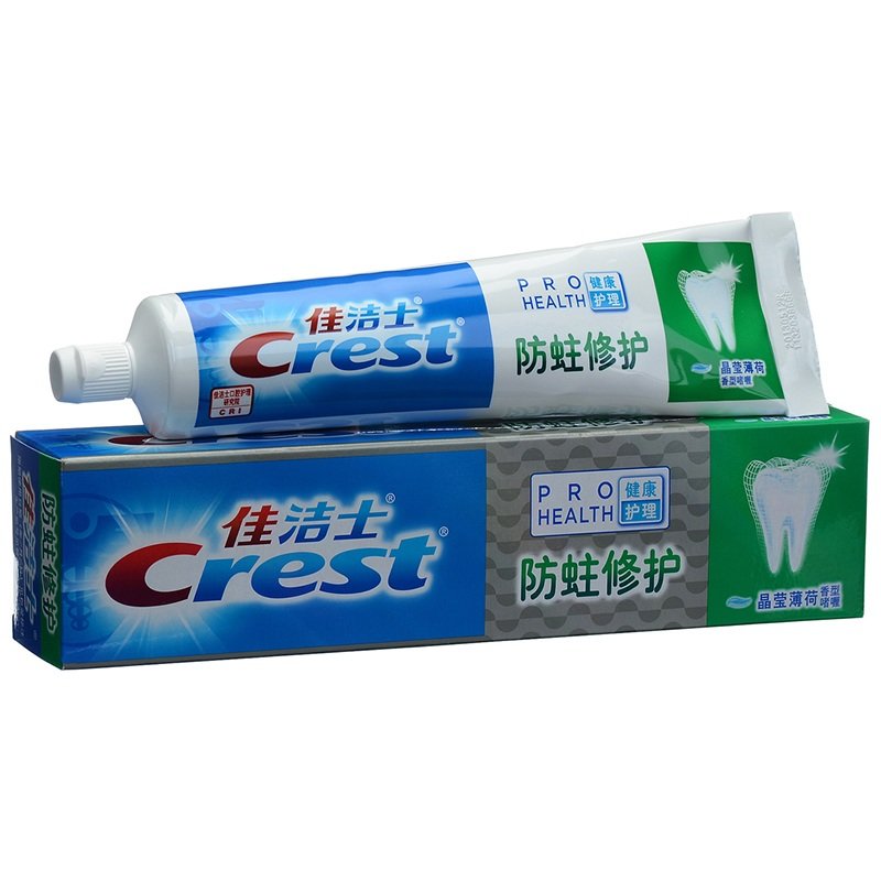 牙膏国美在线自营佳洁士防蛀修护牙膏晶莹薄荷香型200克返回商品页