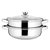 卡凡洛(Kaflo)  加厚不锈钢蒸锅汤锅煮锅炖锅可视单双三层(银白 双层)
