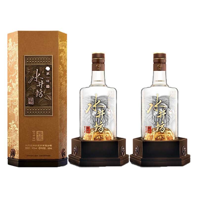 【四川水井坊白酒图片】国美酒业 水井坊52度典藏大师版白酒500ml(2