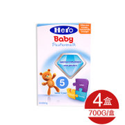 [保税区4盒装]荷兰本土Herobaby 1.2.3.4.5段婴儿配方奶粉 (5段)