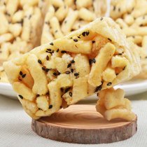 【净重3斤特卖】沙琪玛黑糖坚果早餐甜糕点心零食品礼包1-5斤批发(【芝麻味（质量更好）】-【500g（试吃装）】净重)