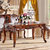 拉斐曼尼 IT001 欧式餐桌 木质长方形餐桌 法式餐桌 美式餐桌 美式乡村餐桌椅(一桌六椅 默认)