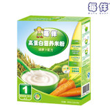 每伴 高蛋白营养米粉 1段胡萝卜配方 （辅食添加初期-24个月） 225克/盒