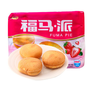 福马草莓派草莓味350克袋