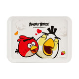 Shall/希尔 愤怒的小鸟 12“有边长盘82312 欧式儿童卡通置物盘 零食干果托盘