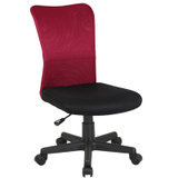 野火 办公椅子电脑椅家用转椅 网布椅 9001(酒红色)