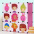 索尔诺婴儿衣柜宝宝收纳柜儿童储物柜塑料玩具卡通收纳箱衣物整理(粉色 9门9格 M090701)