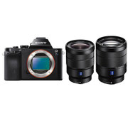 索尼(SONY) ILCE-7S A7S套机双镜头套装（FE16-35mm+FE24-70）全画幅微单(官方标配)