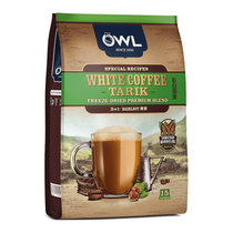 owl猫头鹰速溶三合一榛果味拉白咖啡粉600g