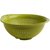 日本 Asvel厨房洗菜沥水篮带手柄水果蔬菜篮淘米盆洗米筛(绿色)