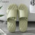 CaldiceKris（中国CK）EVA柔软无味家居室内拖鞋女款CK-TX810(绿色 36)