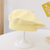 SUNTEKins秋冬新款韩版婴幼儿童洋气针织帽贝雷帽子宝宝柔软画家毛线帽(约7个月-4岁（46-52cm）有弹性 亮黄色 针织贝雷帽)
