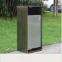户外垃圾桶不锈钢镀锌板果皮箱JMQ-045