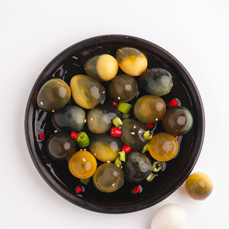 溢流香鹌鹑蛋皮蛋溏心口感无铅工艺100枚