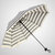 简约小清新海军风条纹创意三折叠伞晴雨伞太阳伞礼品伞(米色)