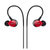 漫步者（EDIFIER）H281PS 高等级运动三防耳机 手机耳机 入耳式跑步运动重低音挂耳降噪耳塞 手机可通话(红色)