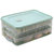 冰箱保鲜饺子盒馄饨盒托盘食物盒收纳盒鸡蛋保鲜盒(3层1盖 默认)