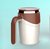 304不锈钢懒人咖啡搅拌杯自动奶茶杯磁力旋转电动牛奶杯马克 杯子(第二代咖啡色)