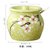 日式调料盒陶瓷装盐罐单个辣椒油罐猪油罐家用带盖调味罐放盐家用(600ML大容量 绿色（送小勺）)