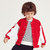 巴拉巴拉宝宝外套男童潮洋气春季2019新款童装时尚儿童棒球服韩版(120cm 中国红6620)