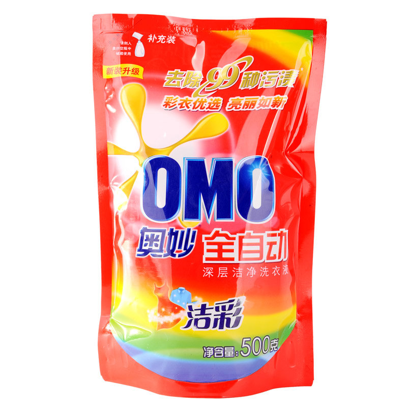 衣物清洁奥妙全自动洁彩深层洁净洗衣液(500g)返回商品页 >