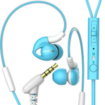 狼博旺（NUBWO）NY51 电脑手机通用挂耳运动入耳式带麦耳机跑步耳塞(蓝色)