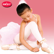 [两条装]内慧 天鹅绒白色儿童舞蹈袜连裤袜 WL20102(M/5-10岁)