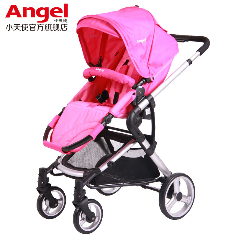 婴儿推车angel小天使欧式高景观婴儿推车避震婴儿车双向宝宝手推车