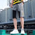 【W.Xuan】短裤男夏天五分裤薄款休闲运动宽松沙滩大裤衩(浅灰色 28)